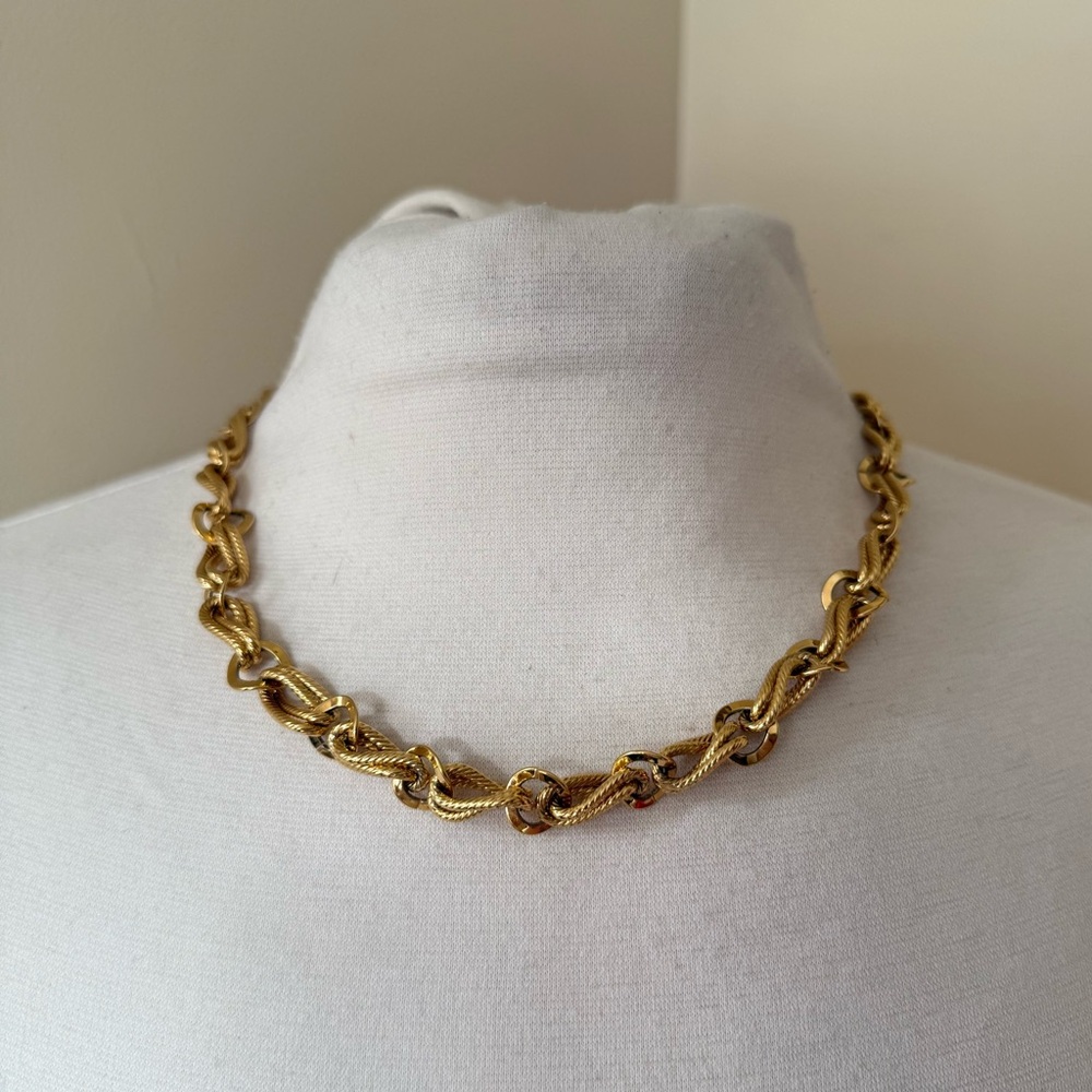 Vintage‎ Monet Gold Chunky Chain